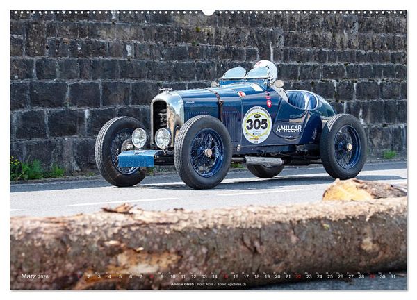 Produktbild: Classic Cars auf Passstrassen 2026 (hochwertiger Premium Wandkalender 2026 DIN A2 quer), Kunstdruck in Hochglanz