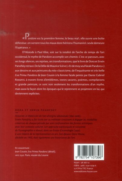 Produktbild: La Boite de Pandore ; les Metamorphoses D'Un Symbole Mythique