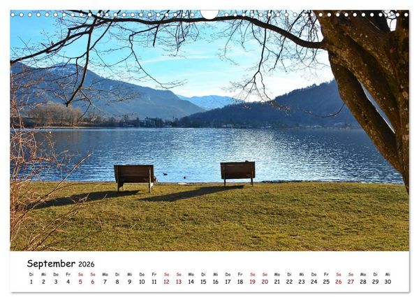 Produktbild: Winterstimmung am Tegernsee (Wandkalender 2026 DIN A3 quer), CALVENDO Monatskalender