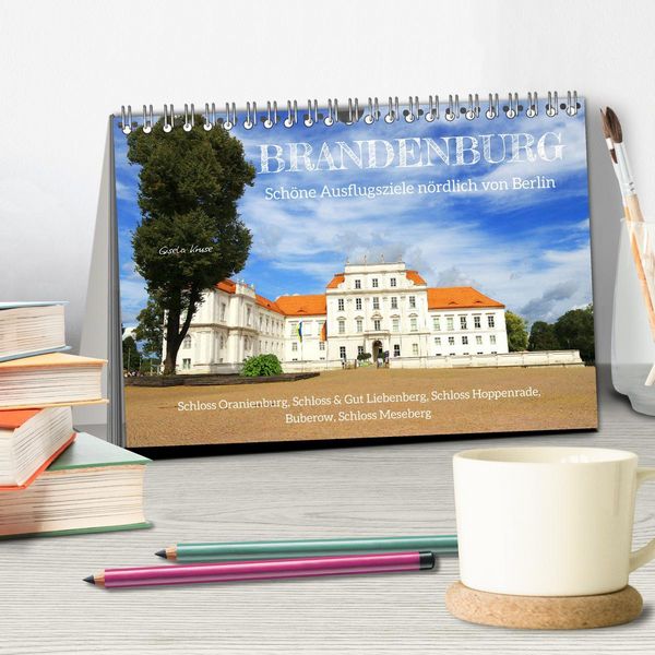 Produktbild: Brandenburg - Sch&ouml;ne Ausflugsziele n&ouml;rdlich von Berlin (Tischkalender 2026 DIN A5 quer), CALVENDO Monatskalender