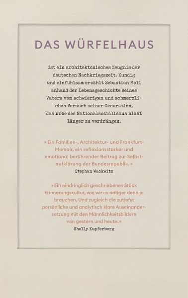 Produktbild: Das W&uuml;rfelhaus