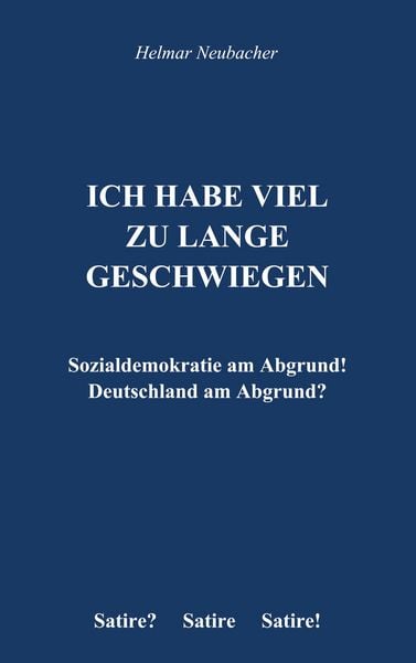 Produktbild: Ich habe viel zu lange geschwiegen