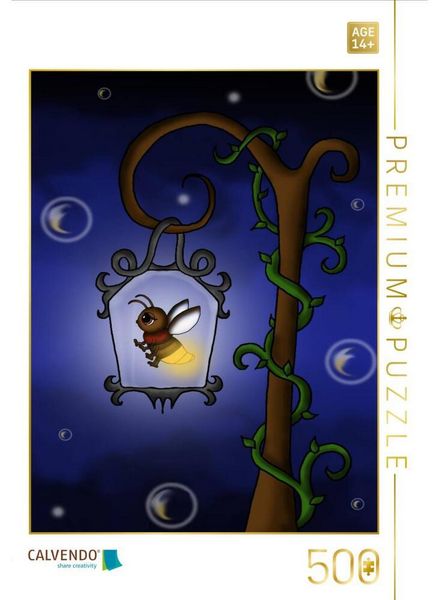 CALVENDO Puzzle Glühwürmchen | 500 Teile Lege-Größe 48 × 36 cm Foto-Puzzle für Erwachsene