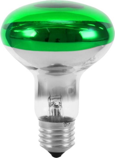 Produktbild: Eurolite 9210410U Gl&uuml;hlampe E27 Reflektor 60W Gr&uuml;n (&Oslash; x L) 80mm x 110mm 1St.