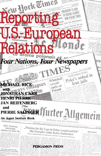 Produktbild: Reporting U.S.-European Relations