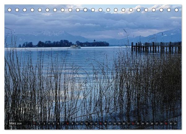 Produktbild: Stille Tage am Chiemsee (Tischkalender 2026 DIN A5 quer), CALVENDO Monatskalender