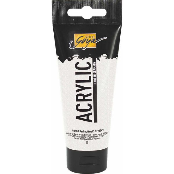 Produktbild: KREUL SOLO GOYA Acrylic Effekt Perlmuttwei&szlig; 100 ml Tube