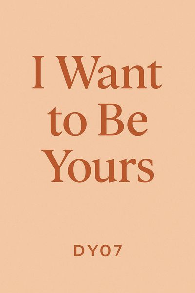 Produktbild: Iwant To Be Yours