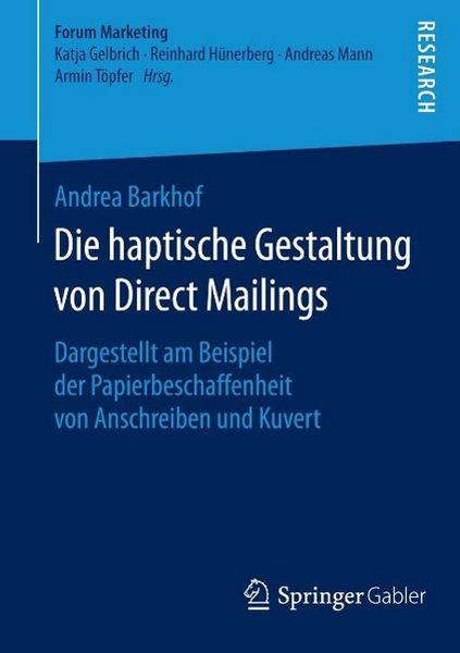 Produktbild: Die haptische Gestaltung von Direct Mailings