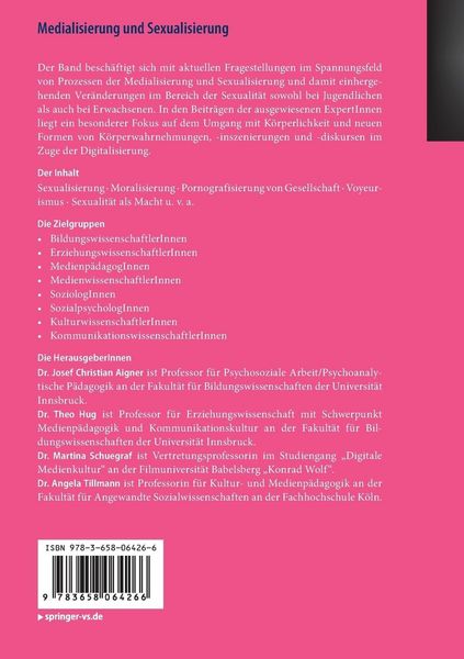 Produktbild: Medialisierung und Sexualisierung