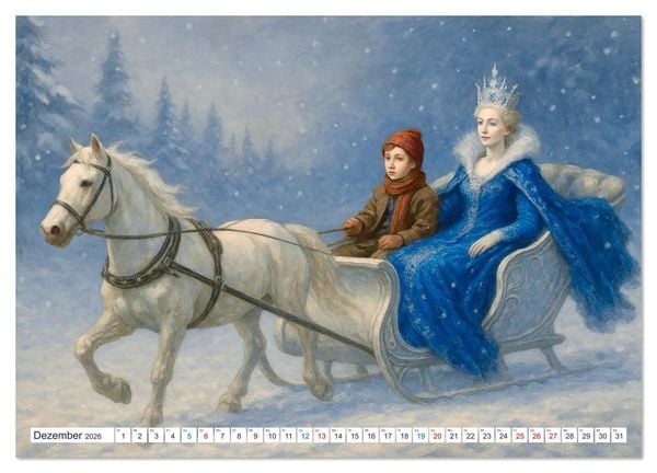 Produktbild: Hans Christian Andersen. Sein Leben, seine Werke (Wandkalender 2026 DIN A4 quer), CALVENDO Monatskalender