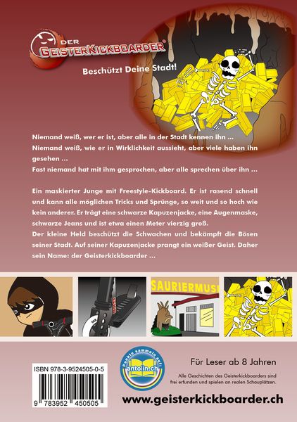 Produktbild: Der Geisterkickboarder Band 1