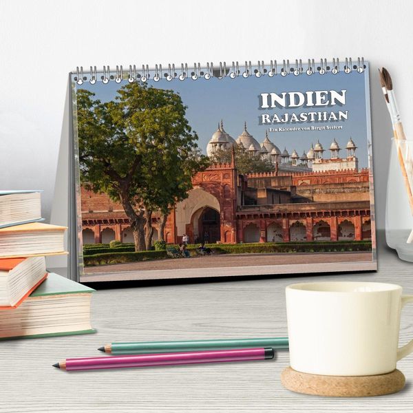 Produktbild: Indien, Rajasthan (Tischkalender 2026 DIN A5 quer), CALVENDO Monatskalender