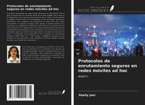 Produktbild: Protocolos de enrutamiento seguros en redes m&oacute;viles ad hoc