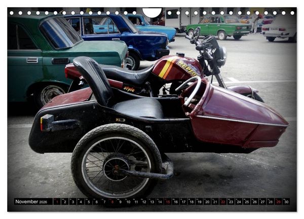 Produktbild: Motorrad-Legenden: JAWA (Wandkalender 2026 DIN A4 quer), CALVENDO Monatskalender