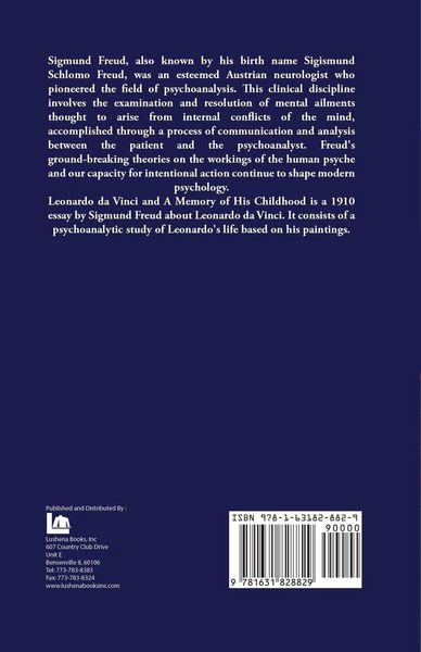 Produktbild: Leonardo Da Vinci A Psychosexual Study of an Infantile Reminiscence