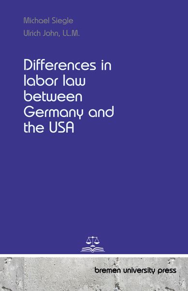 Produktbild: Differences in labor law between Germany and the USA
