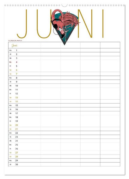Produktbild: Fantastica Familienkalender miomanda (Wandkalender 2026 DIN A2 hoch), CALVENDO Monatskalender