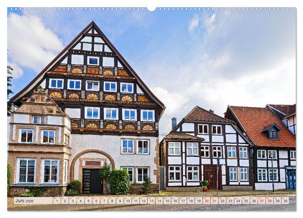 Produktbild: LEMGO - Weserrenaissance und Fachwerkromantik (Wandkalender 2026 DIN A2 quer), CALVENDO Monatskalender