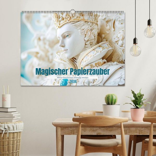 Produktbild: Magischer Papierzauber (Wandkalender 2026 DIN A2 quer), CALVENDO Monatskalender