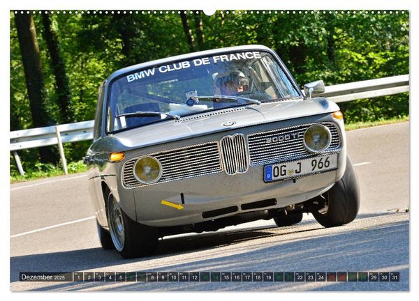 Produktbild: OLDTIMER BERGRENNEN - BMW Fahrzeuge (hochwertiger Premium Wandkalender 2025 DIN A2 quer), Kunstdruck in Hochglanz