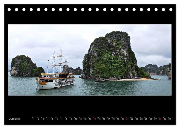 Produktbild: Vietnam &ndash; Land der Kontraste 2026 (Tischkalender 2026 DIN A5 quer), CALVENDO Monatskalender