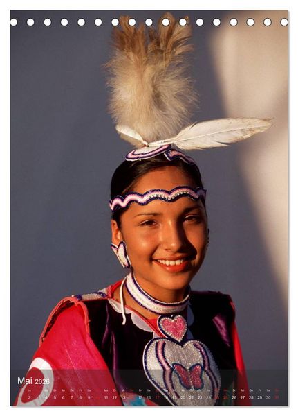 Produktbild: INDIANER Portrait Collection 2 (Tischkalender 2026 DIN A5 hoch), CALVENDO Monatskalender