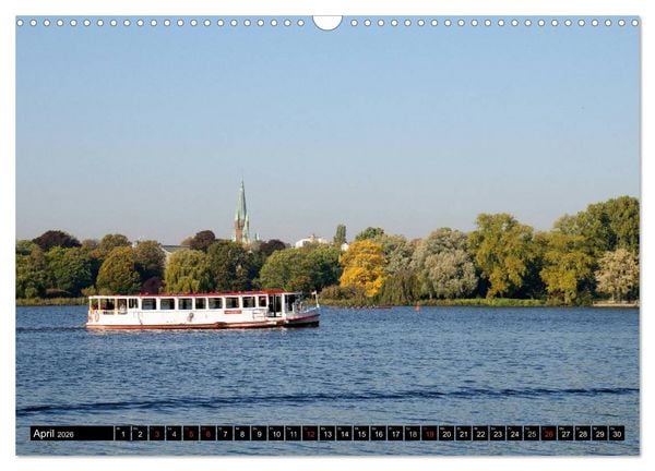Produktbild: Hamburg - Alster (Wandkalender 2026 DIN A3 quer), CALVENDO Monatskalender
