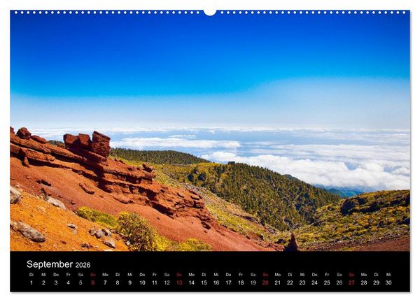 Produktbild: Naturblicke - La Palma (Wandkalender 2026 DIN A2 quer), CALVENDO Monatskalender