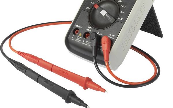 Produktbild: VOLTCRAFT VC801 Messleitung Stecker 4mm Pr&uuml;fspitze 1.5m Schwarz-Rot 1St.