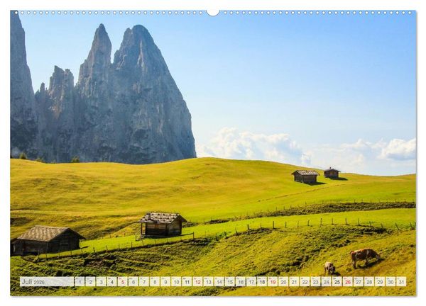 Produktbild: "Bergpixel" Faszination Bergwandern (hochwertiger Premium Wandkalender 2026 DIN A2 quer), Kunstdruck in Hochglanz
