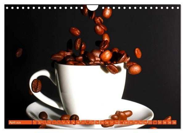Produktbild: Kaffee (Wandkalender 2026 DIN A4 quer), CALVENDO Monatskalender