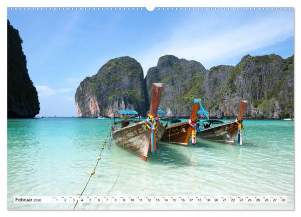 Produktbild: Thailand - Postkarten aus dem Land des L&auml;chelns (Wandkalender 2026 DIN A2 quer), CALVENDO Monatskalender