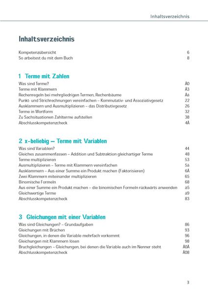 Produktbild: Klett Ich kann Mathe Terme und Gleichungen 7./8. Klasse