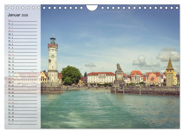 Produktbild: Unterwegs am Bodensee (Wandkalender 2026 DIN A4 quer), CALVENDO Monatskalender