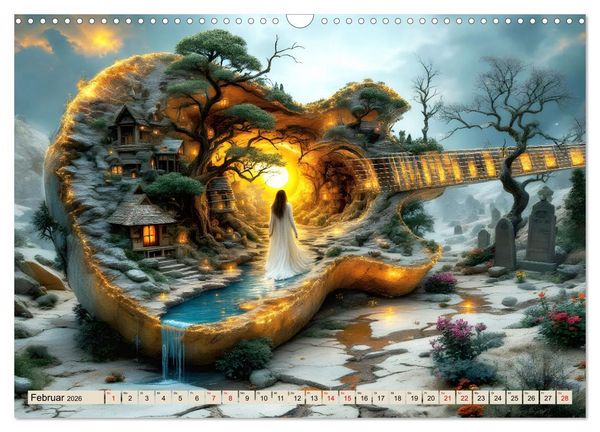 Produktbild: Gitarrenhorizonte (Wandkalender 2026 DIN A3 quer), CALVENDO Monatskalender