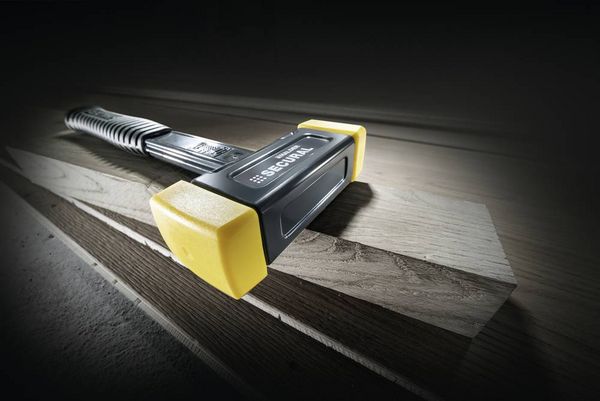 Produktbild: Halder SUPERCRAFT 3380.045 Schonhammer ergonomischer Griff, mittelhart 1000g 310mm 1St.