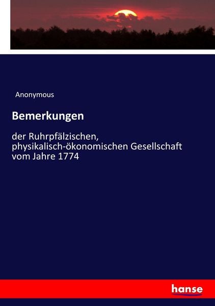 Produktbild: Bemerkungen