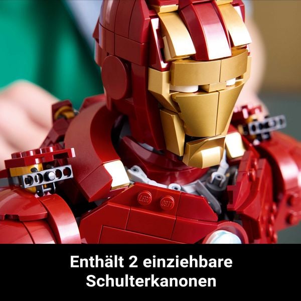 Produktbild: LEGO ǀ Marvel 76327 Iron Man MK4 B&uuml;ste, Modellbau f&uuml;r Erwachsene