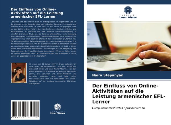 Produktbild: Der Einfluss von Online-Aktivit&auml;ten auf die Leistung armenischer EFL-Lerner