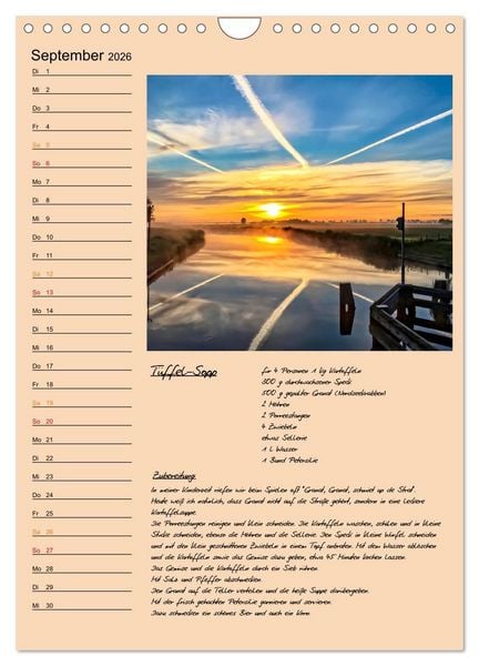 Produktbild: Ostfriesland - Appetit auf mehr (Wandkalender 2026 DIN A4 hoch), CALVENDO Monatskalender