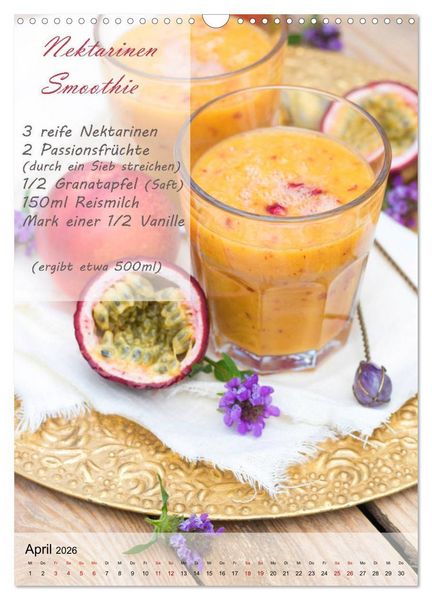 Produktbild: Smoothies zum Selbermachen (Wandkalender 2026 DIN A3 hoch), CALVENDO Monatskalender