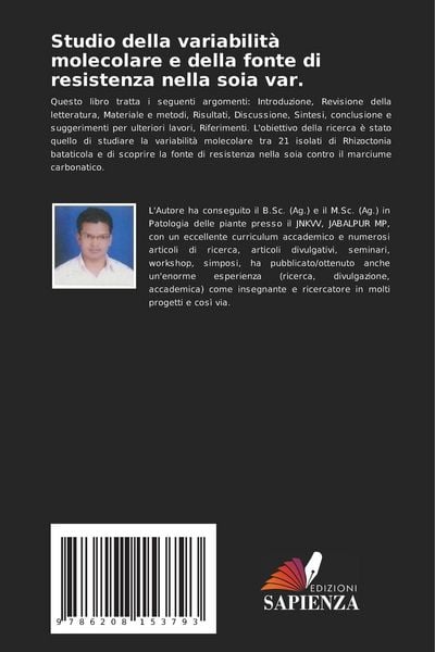 Produktbild: Studio della variabilit&agrave; molecolare e della fonte di resistenza nella soia var.