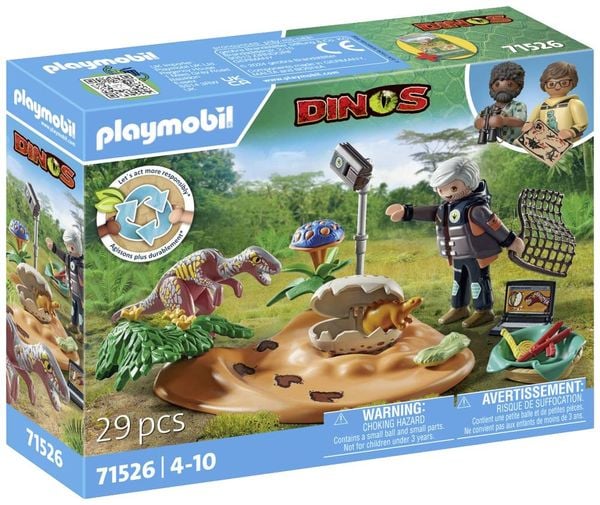 PLAYMOBIL 71526 - Dinos - Stegosaurus-Nest mit Eierdieb