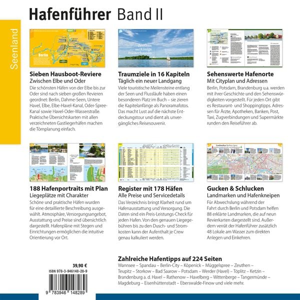 Produktbild: Hafenf&uuml;hrer f&uuml;r Hausboote: Berlin & Brandenburg