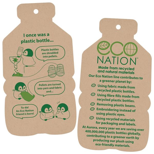 Aurora World - Eco Nation - Elefant, 23 cm