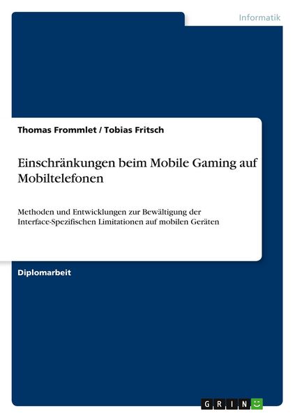 Produktbild: Einschr&auml;nkungen beim Mobile Gaming auf Mobiltelefonen