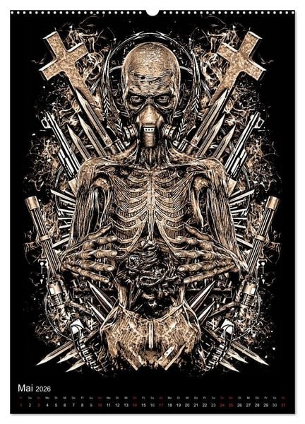 Produktbild: BLOODBOY/WAR ILLUSTRATION (hochwertiger Premium Wandkalender 2026 DIN A2 hoch), Kunstdruck in Hochglanz