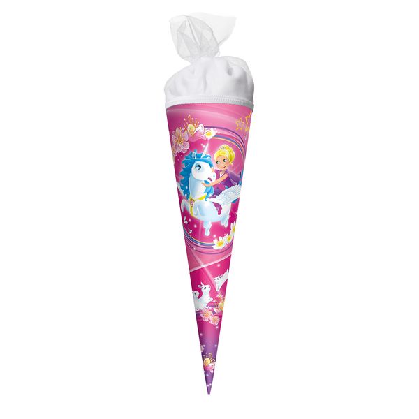 Produktbild: Motiv-Schult&uuml;te 22cm, Kuscheleinhorn