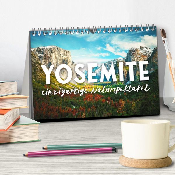 Produktbild: Yosemite - Einzigartige Naturspektakel (Tischkalender 2026 DIN A5 quer), CALVENDO Monatskalender